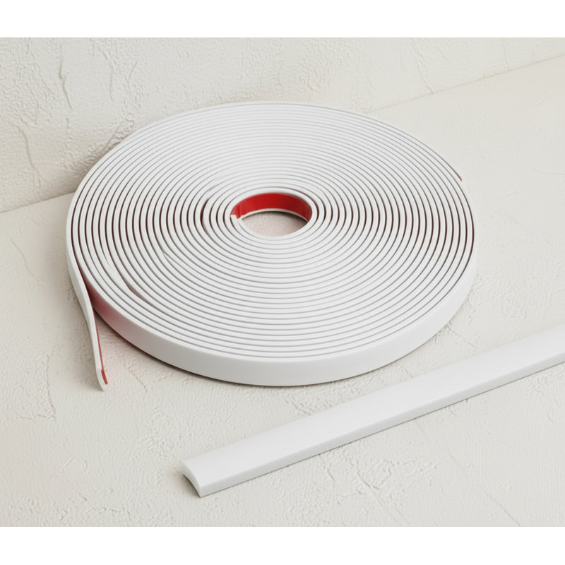 Garniture de moulure murale auto-adhésive 9,8 pi, auto-adhésive, pour murs, bordures, bordures, cadres de fenêtre et plinthes, 9 pi