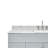 Partham 61'' Single Bathroom Vanity with Carrara Marble Top-94350843
