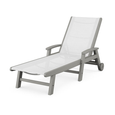 POLYWOOD® Coastal 28" Patio Chaise Lounge