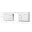 Ensemble de meuble-lavabo double 96 po Disar-126479195