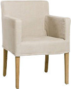 Avignon Linen Tufted Armchair
