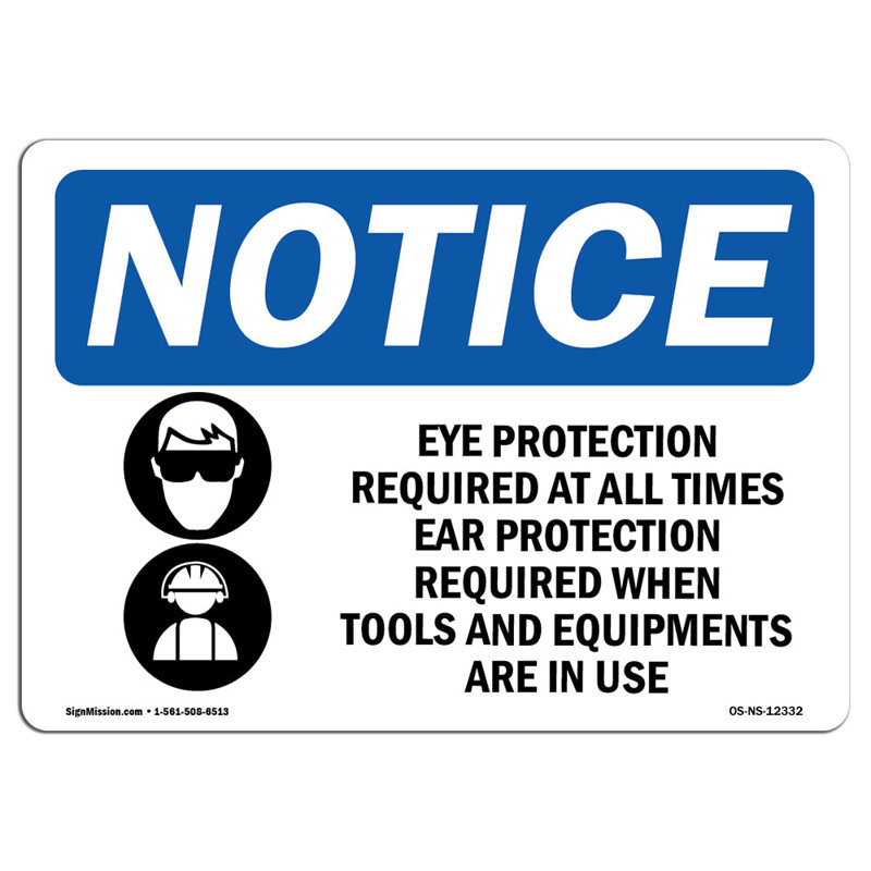 Protection oculaire requise