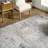 Acad Abstract Contemporary Performance Blue/Gray/Ivory Rug-357342065
