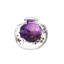Nancy European Art Glass Vase Violet