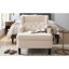 Fauteuil d'appoint rembourré capitonné pour le salon et la chambre à coucher, beige-1717626541