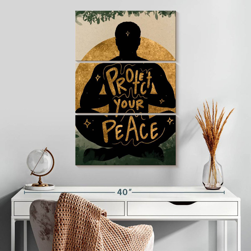 Tergel Protect Your Peace, 32" H x 20" W