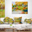Coussin lombaire Landscape House and Quiet Pond