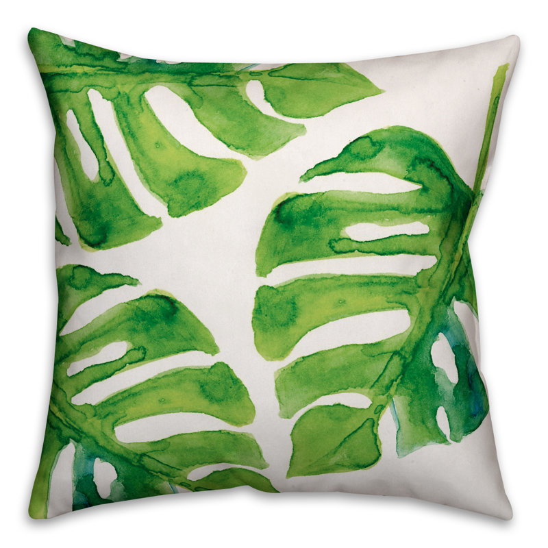 Floral Reversible Throw Pillow, 18" x 18"