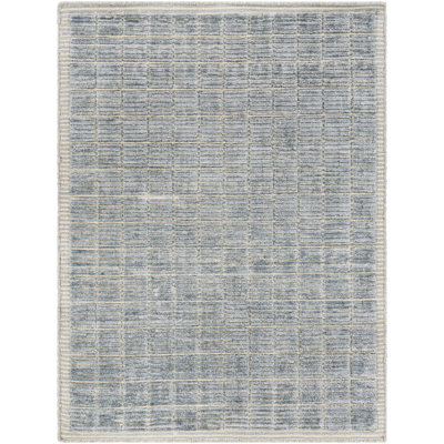 Tapis gris touffeté à la main Jacey
