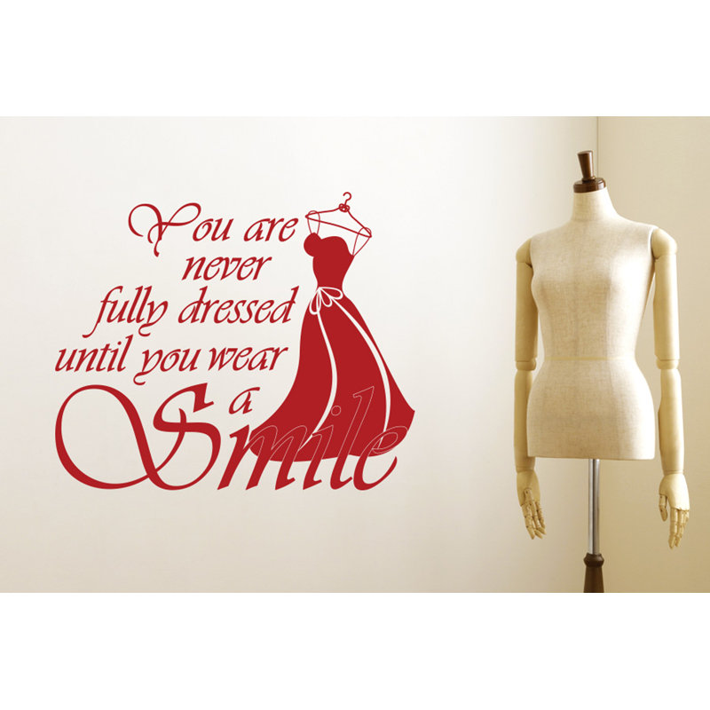 Wall Decal, Large, Dark Red