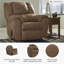 Fauteuil inclinable manuel standard 41 po Pinard-1117184228
