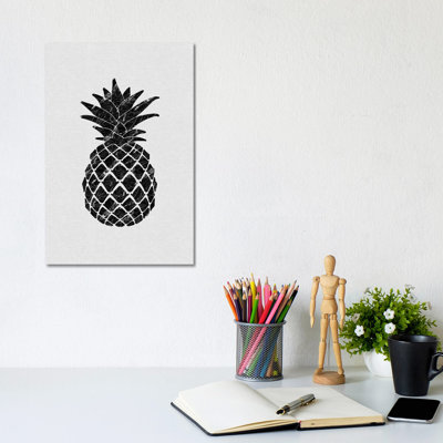 Marble Pineapple - Wrapped Canvas Print