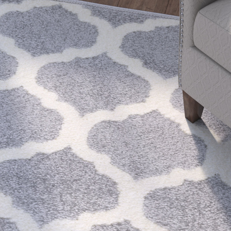 Karbach Geometric Indoor Rug, Round 7'10"