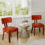 Chaises de salle à manger latérales rembourrées de 18 po de hauteur H 18 po avec pieds en bois massif-1688791774-1695846179-1694100217