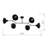 6 Lights Metal Body Semi Flush Mount-1061256211