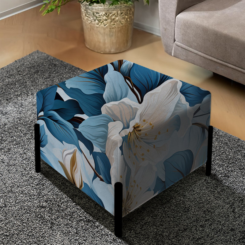 Motif floral bleu méditerranéen Dreams