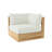 32'' Teak Outdoor Patio Sofa with Sunbrella® Cushions
