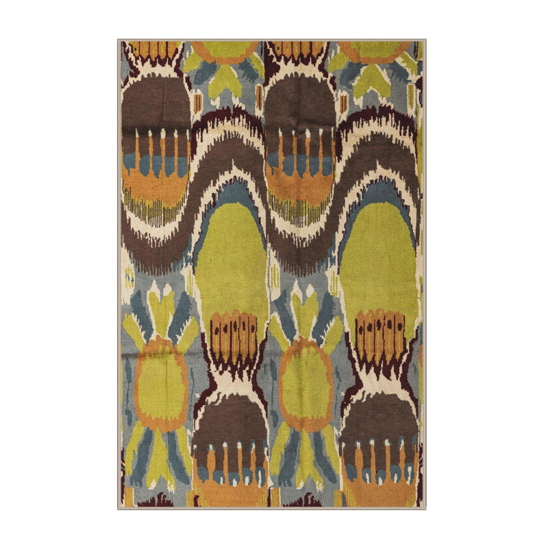 Tapis abstrait moderne 4557, Rectangle de 5 pi x 8 pi