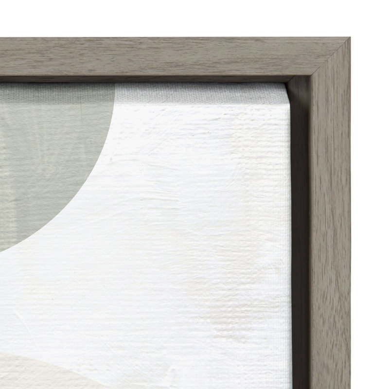 «Sahara Gray 2» par Alexander Ginzburg, reproduction d'art sur toile encadrée, Gris / brun