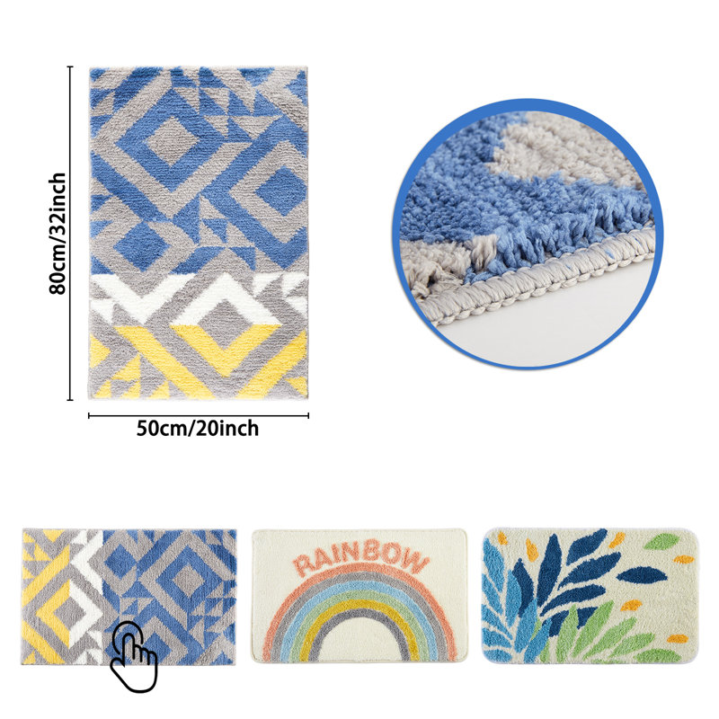 Microfiber Non-Slip Bath Rug