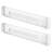 iDesign Linus Adjustable Drawer Dividers, Pack of 2, Clear