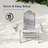 Classic Folding Adirondack Chair, HDPE Adirondack Chair with Ergonomic Design & Cup Holder for Patio and Fire Pit-1947985297