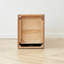 Armoire de rangement en chêne massif pour table de chevet - Armoire de coin autoportante - Quatre tiroirs