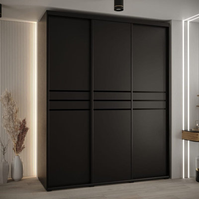 Cannes X 3 Door Steel Wardrobe