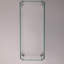 Pare-étincelles rectangulaire en verre, transparent, 7,38 po L, 18,93 P, 5,59 H, Lb