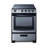Summit Appliance 24" 2.9 Cubic Feet Electric Free Standing Range with Radiant Cooktop-50837396