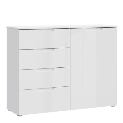 Abhinaya 110.1cm W 4 - Drawer Chest of Drawers