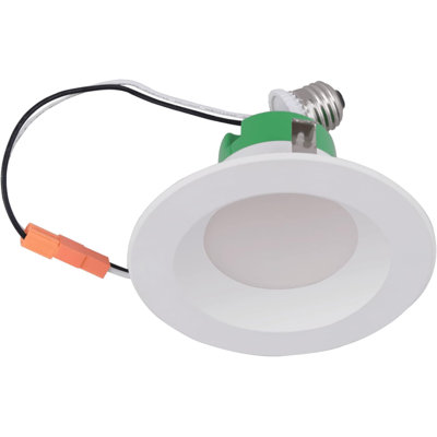 4'' 10 Watt Dimmable Air-Tight IC Rated Standard Recessed Lighting Kit