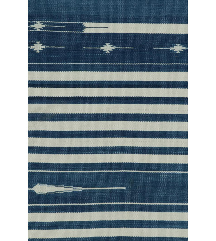 Dhuree Cotton Striped Area Rug, Rectangle 10' x 14'
