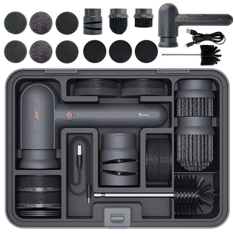 Trousse d'outils de nettoyage domestique avec étui de transport pour l'entretien ménager général