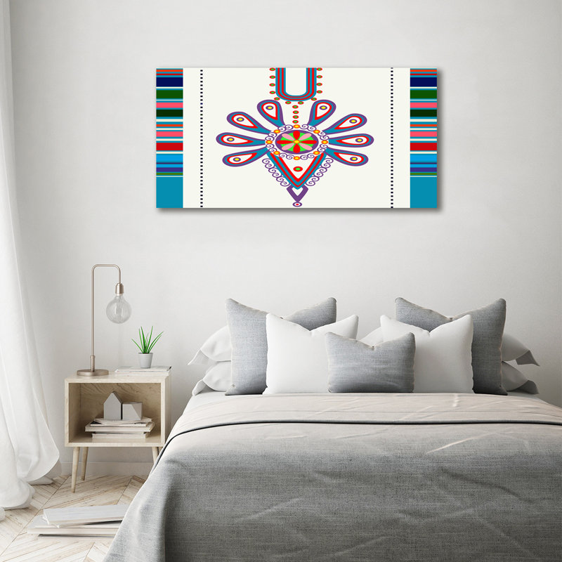 Polish Folk Pattern - Wrapped Canvas Print