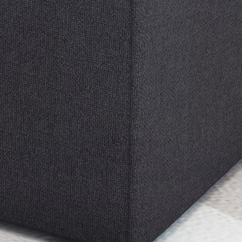 Repose-pieds gris anthracite foncé, Gris anthracite