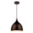 Chloe Lighting Walter Mini Pendant Ceiling Fixture – Industrial 1-Light Oil Rubbed Bronze Round Hanging Light With 10" Width-400087635-339828956