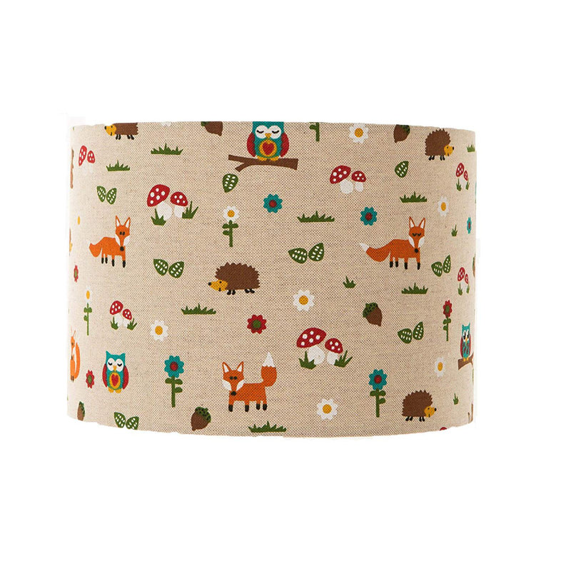 Cotton Drum Pendant Shade ( Screw On ), 20cm H x 30cm W x 30cm D