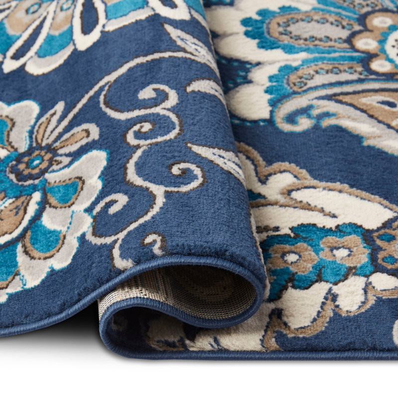 Caffey Floral Rug, Rectangle 5'2" x 7'2"