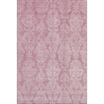 Premium Machine Washable Honig AMF1659 Damask Rug