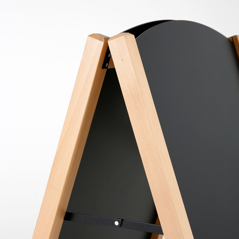 Tableau noir en bois avec panneaux coulissants