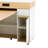 Kitchen Island with Extendable Dining Table Drawers and Cabinet For Kitchen-1724069076