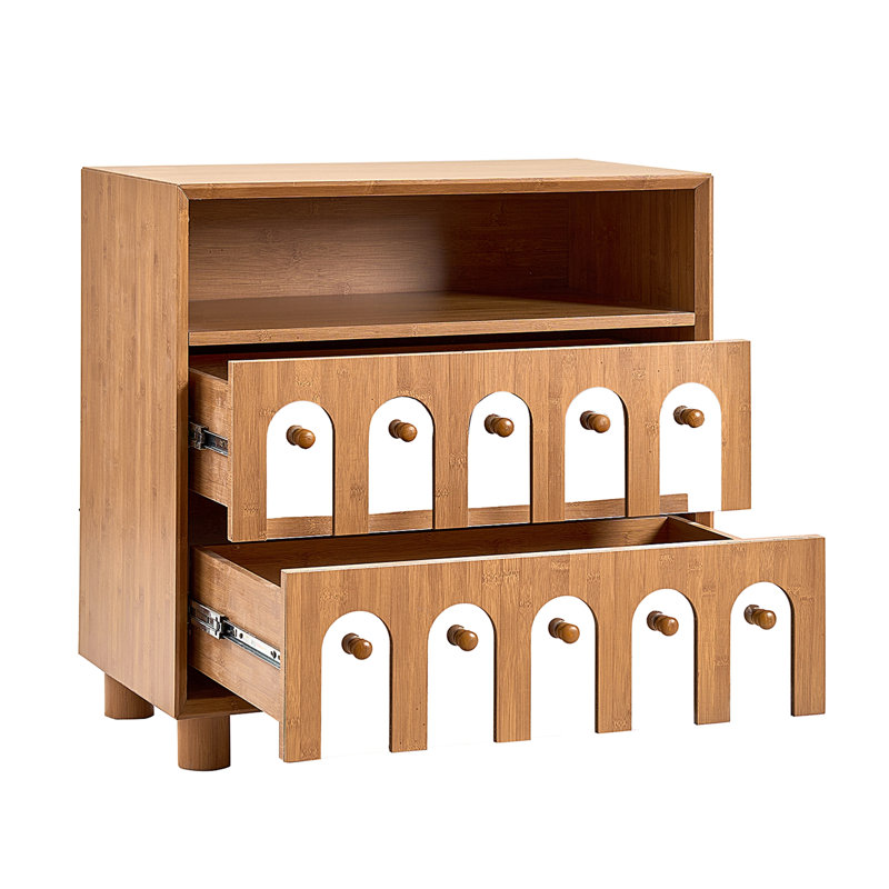 TWO DRAWERS NIGHTSTAND