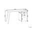 Thao Glass Top Metal Base Writing Desk