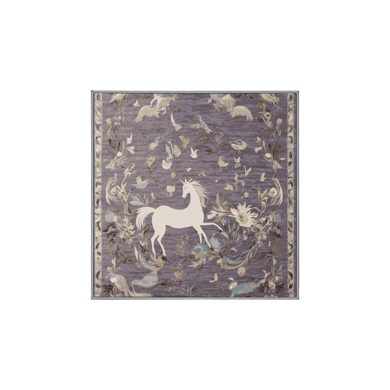 Tapis gris lavable à la machine