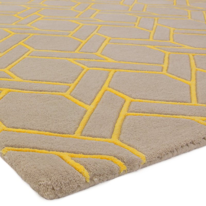 Geometric Hand Woven Area Rug, Rectangle 160 x 230cm