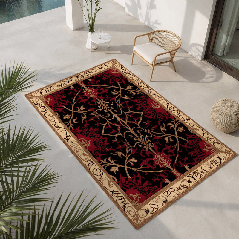 Tapis intérieur et extérieur Ornate Relic, Rectangle 4pi x 6 pi