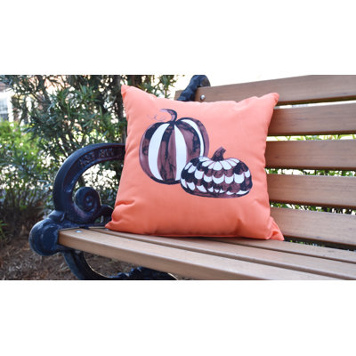 Witches Brew Outdoor Reversible Throw Pillow