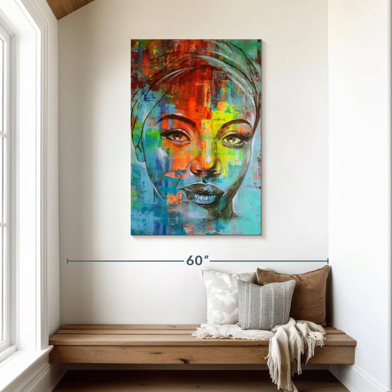 Leisha Chaba She Knows, 45" H x 30" W