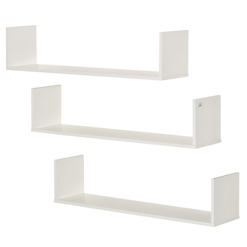 Boyter 18 cm H x 80 cm W Floating Bookcase